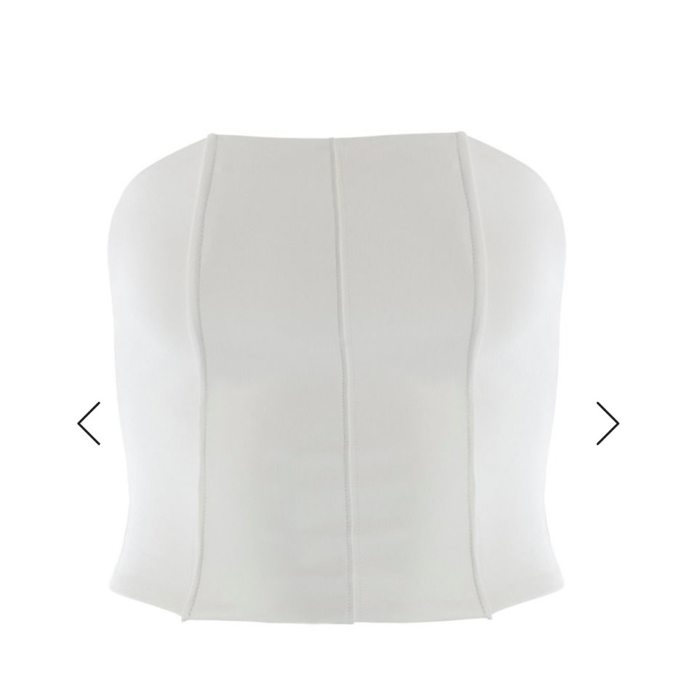 Faux Leather Corset Top